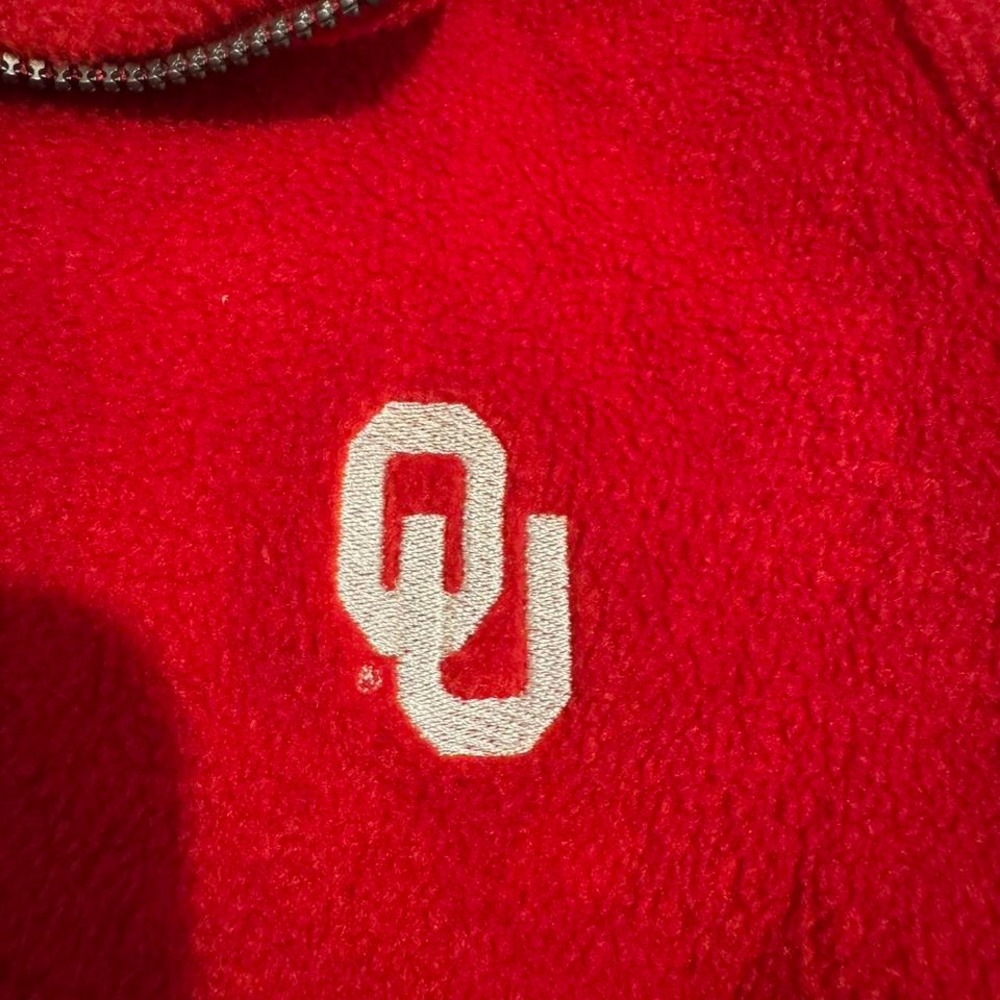 Vintage OU Half-zip Sweater - Picture 3 of 3